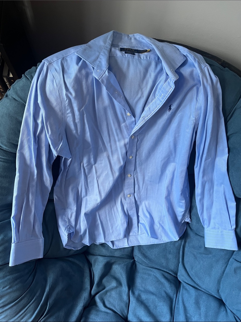Polo by Ralph Lauren Sky Blue Long-Sleeve Dress Shirt